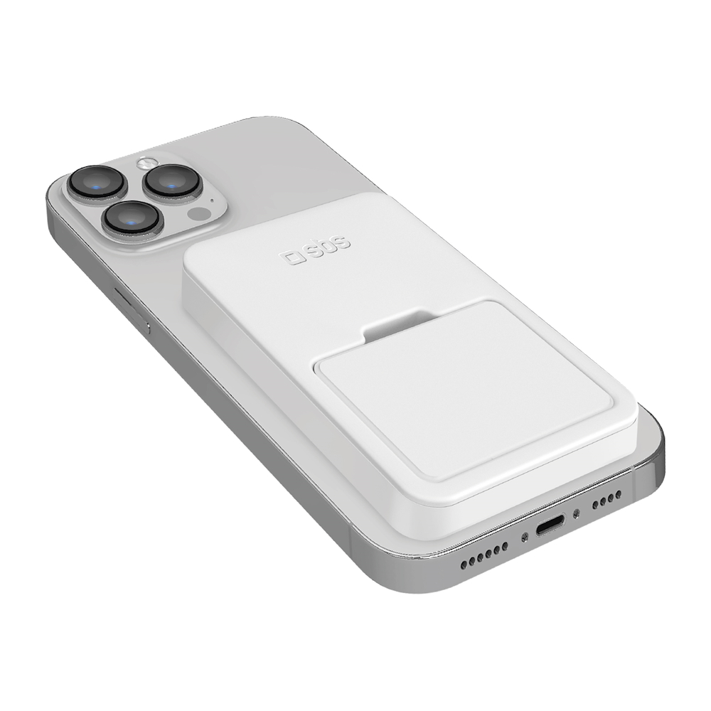SBS TEBB5000MAGSTANDW - Powerbank Mag 5000mAh mit Halterung