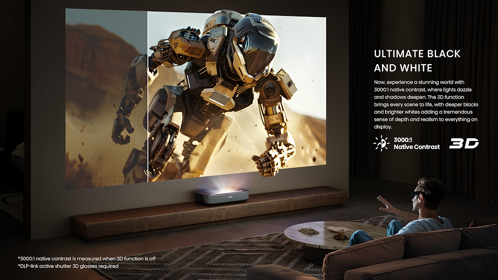 HISENSE PL2 - Laser TV Projektor Smart 4K 80-150"