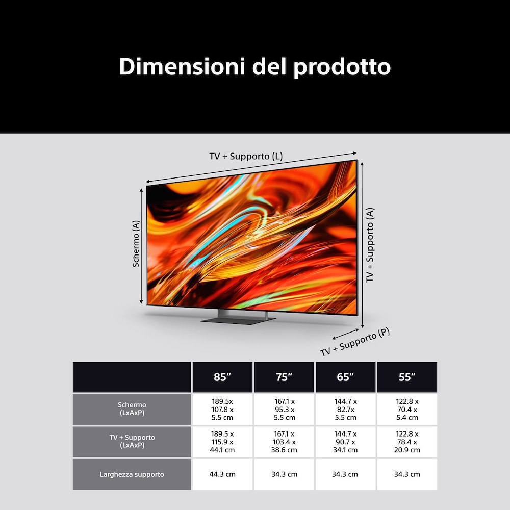 SONY K55XR75M2BCEI - 55 Zoll 4K Smart TV