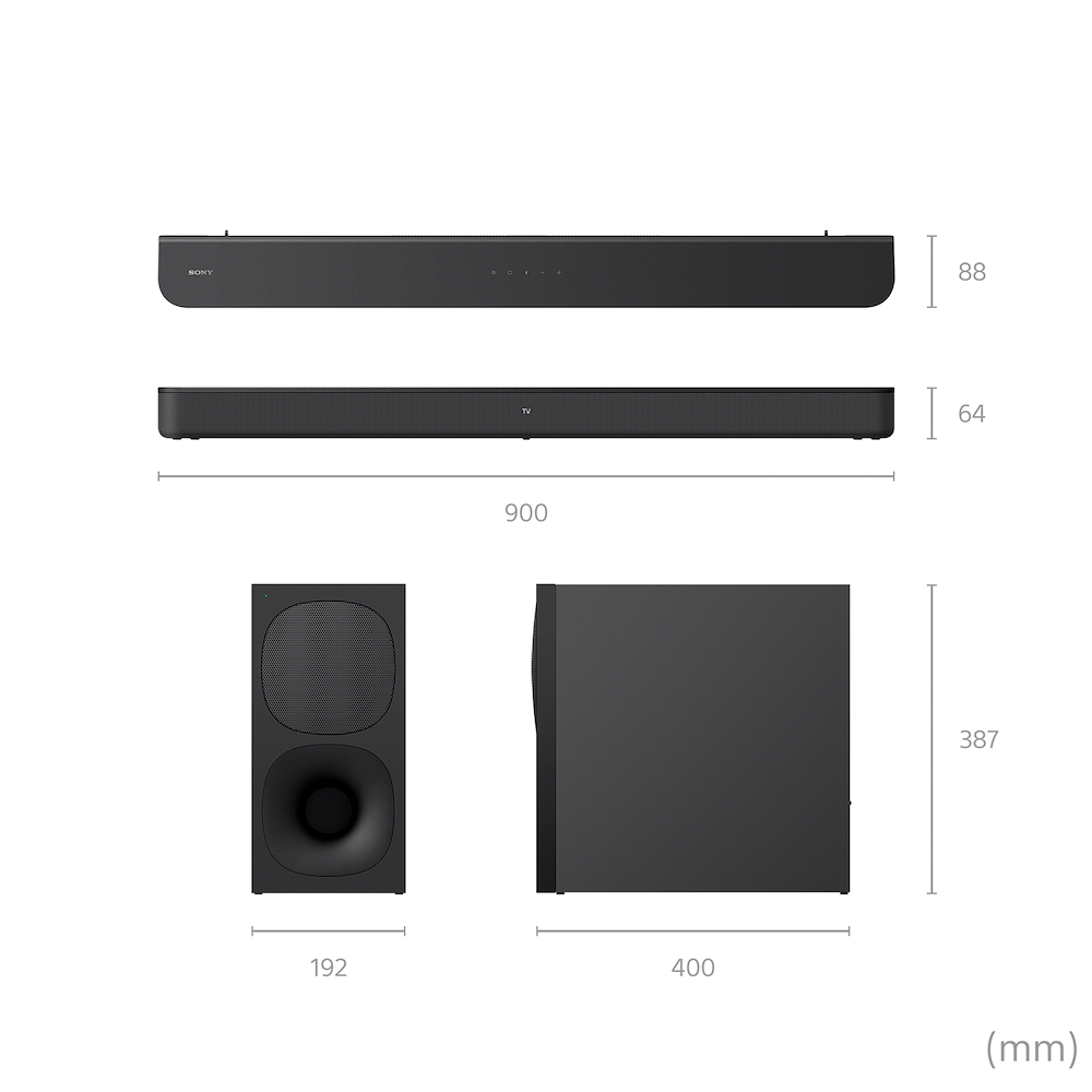 SONY HTS400 - Sony 2.1 Soundbar mit Subwoofer