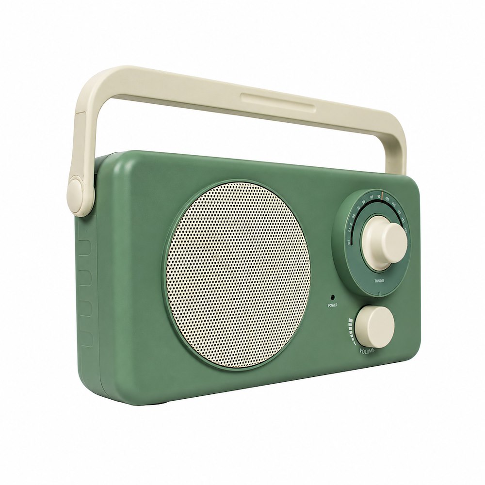 MAJESTIC AMELIASG 0756889 RADIO PORT.FM DOPPIO SISTEMA DI ALIMENTAZION.VERDE