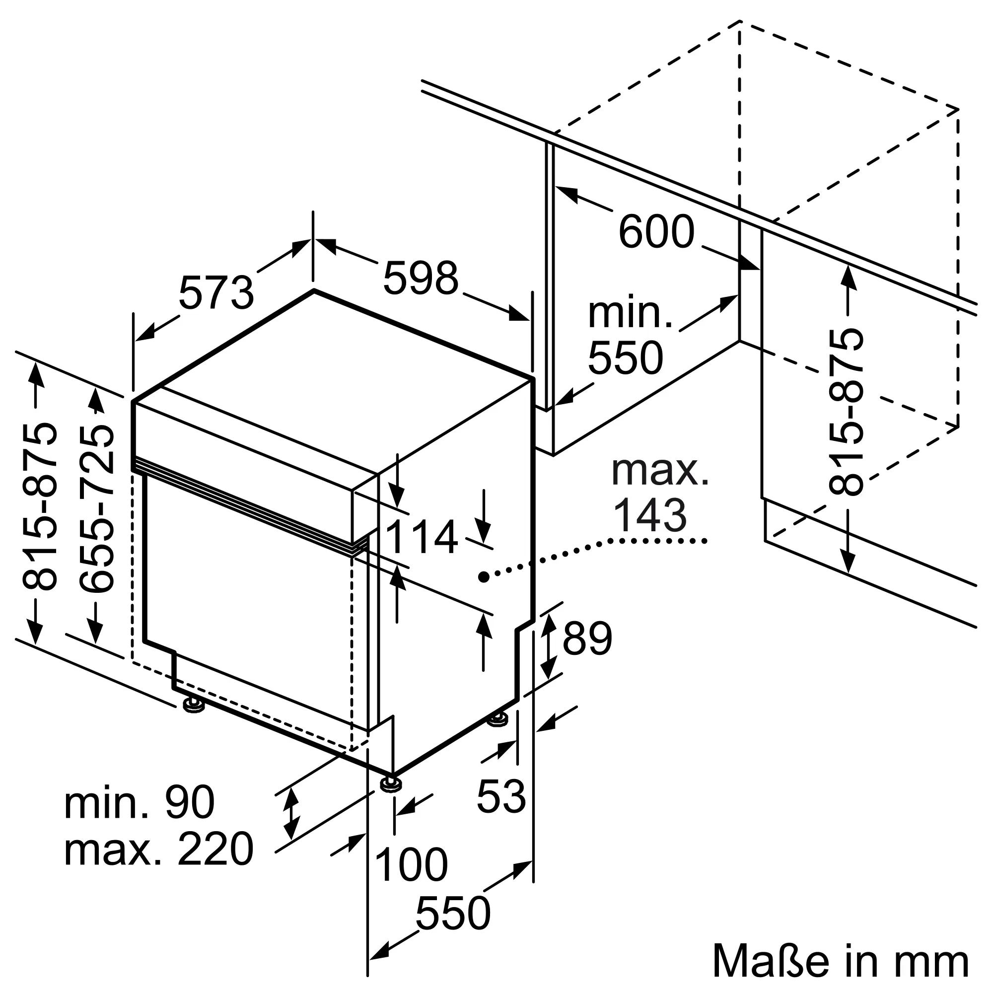 NEFF S145ECS15E - N 50 Geschirrspüler integrierbar 60 cm
