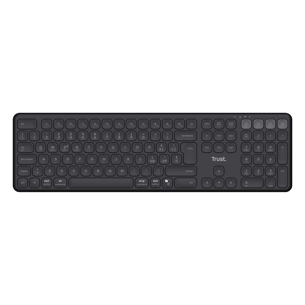 TRUST 25633 - Trust Vaiya Wireless Tastatur für mehrere Geräte