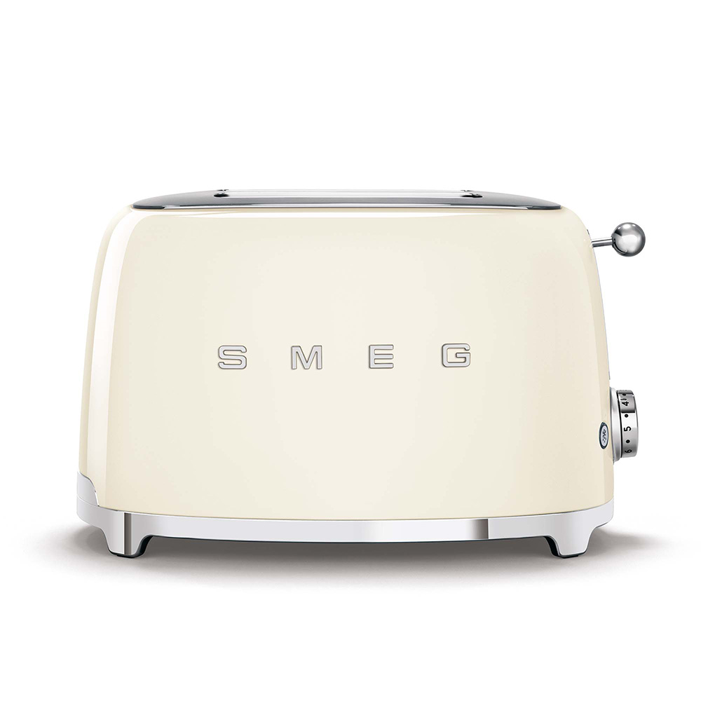 SMEG TSF01CREU - Retro-Toaster im 50er Jahre Stil in Creme