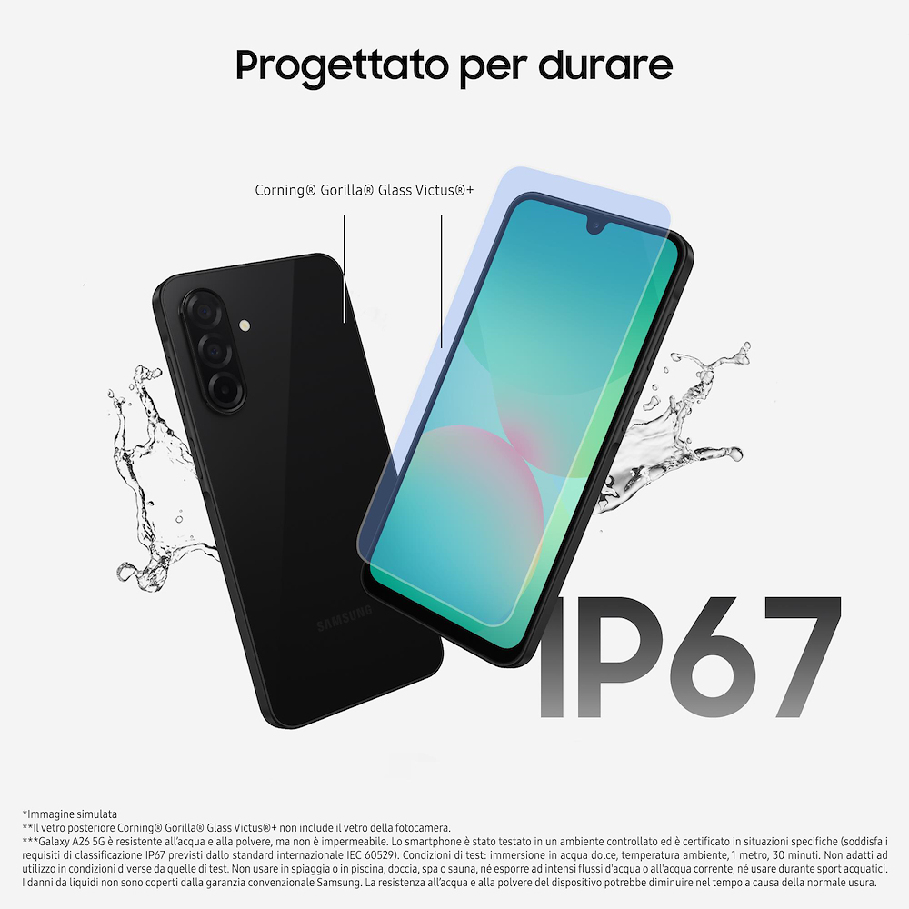 SAMSUNG SMA266BZKCEUE - Samsung Galaxy A26 5G 8+256GB Schwarz