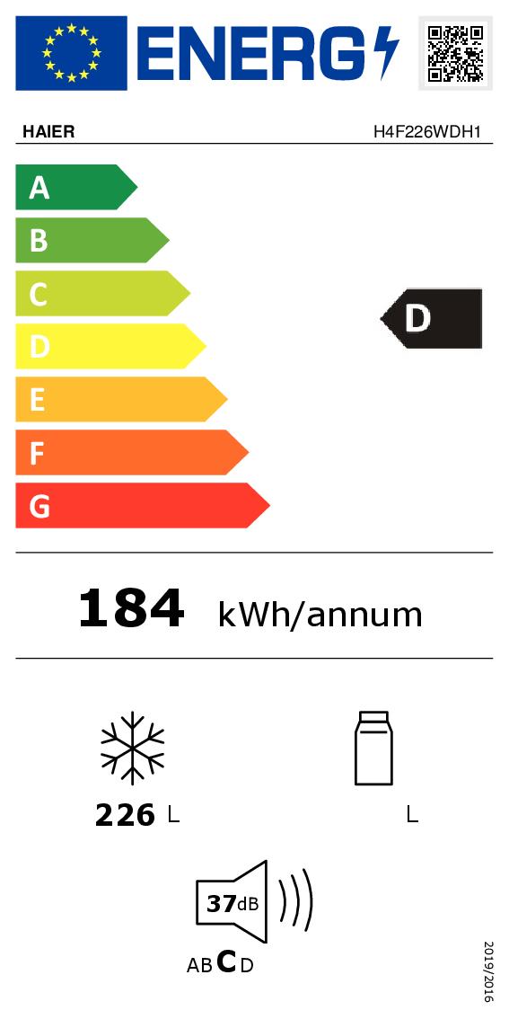 HAIER H4F226WDH1 - Haier 226LT NoFrost Gefrierschrank