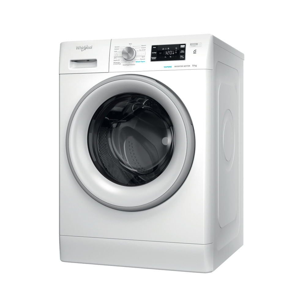 WHIRLPOOL FFB846SVIT - Frontlader Waschmaschine 8Kg mit Inverter Dampffunktion