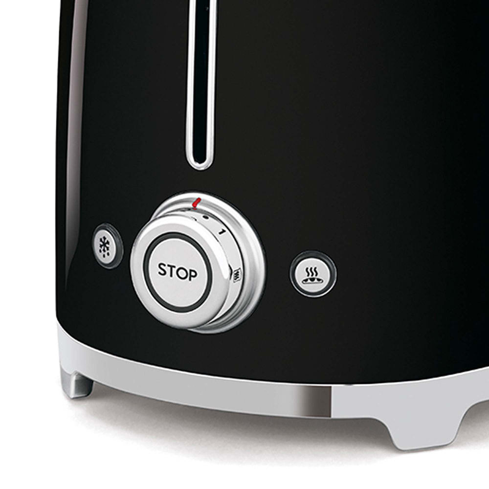 SMEG TSF02BLEU - 50's Style Toaster Schwarz