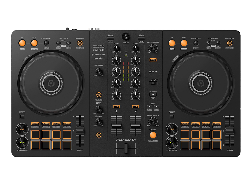 PIONEER FLX4 - Pioneer DJ FLX-4 Controller für zwei Kanäle