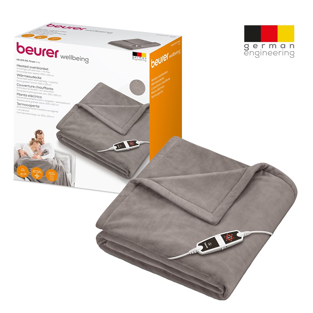 BEURER HD150XXLTAUPE - XXL Wärmende Decke in Taupe
