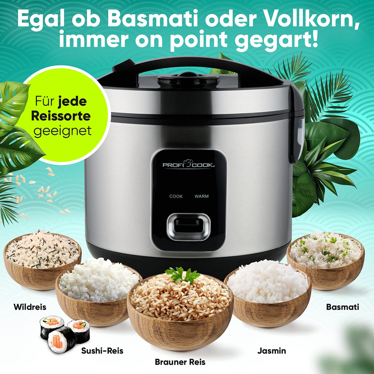 ProfiCook PC-RK 1285 - Reiskocher