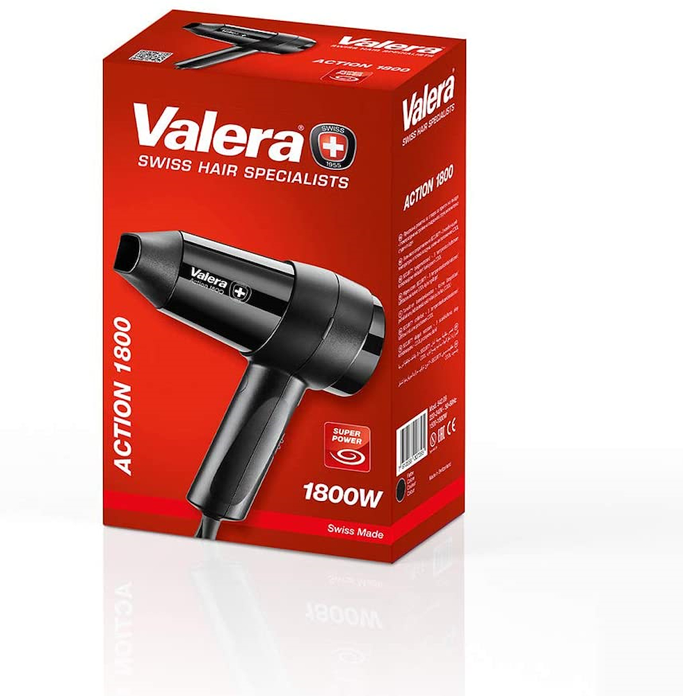 VALERA 54208BLACK - Fön Valeria Action 1800W