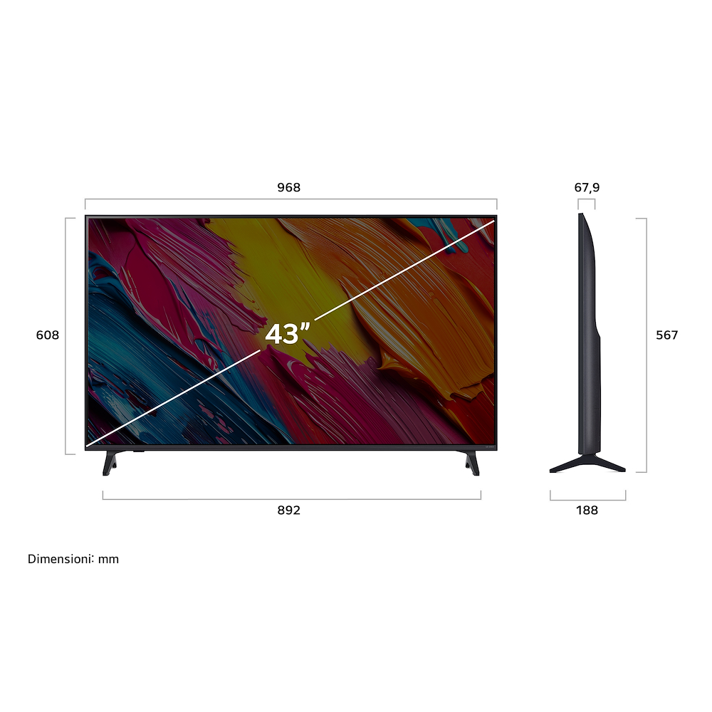 LG 43QNED70A6A - 43'' 4K QNED TV