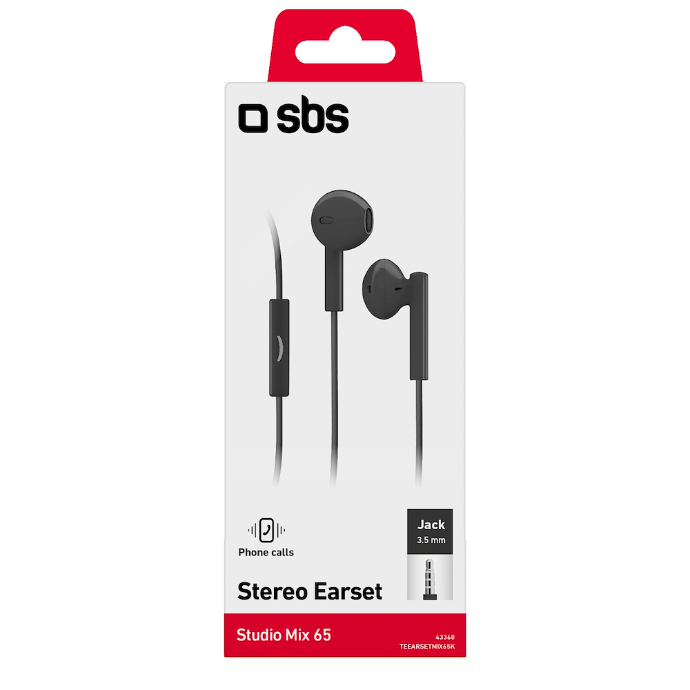 SBS TEEARSETMIX65K - Studio Mix 65 Kabelgebundene In-Ear-Kopfhörer
