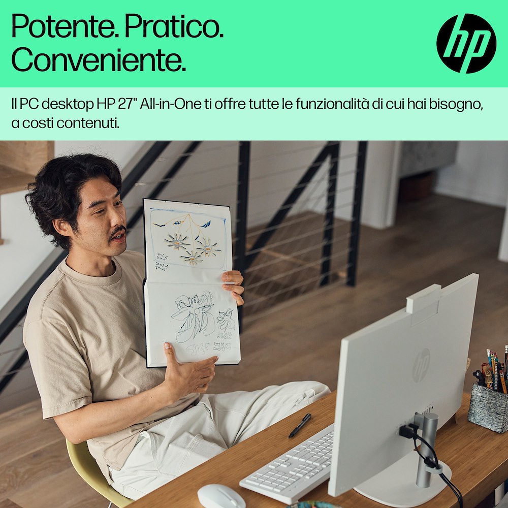 HP DW0P1EA - All-in-One PC 27 Zoll FHD