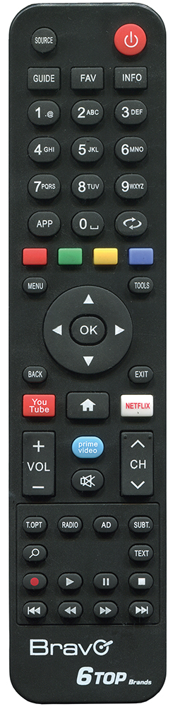 BRAVO 90302247 - Universalfernbedienung für TV Kompatibel