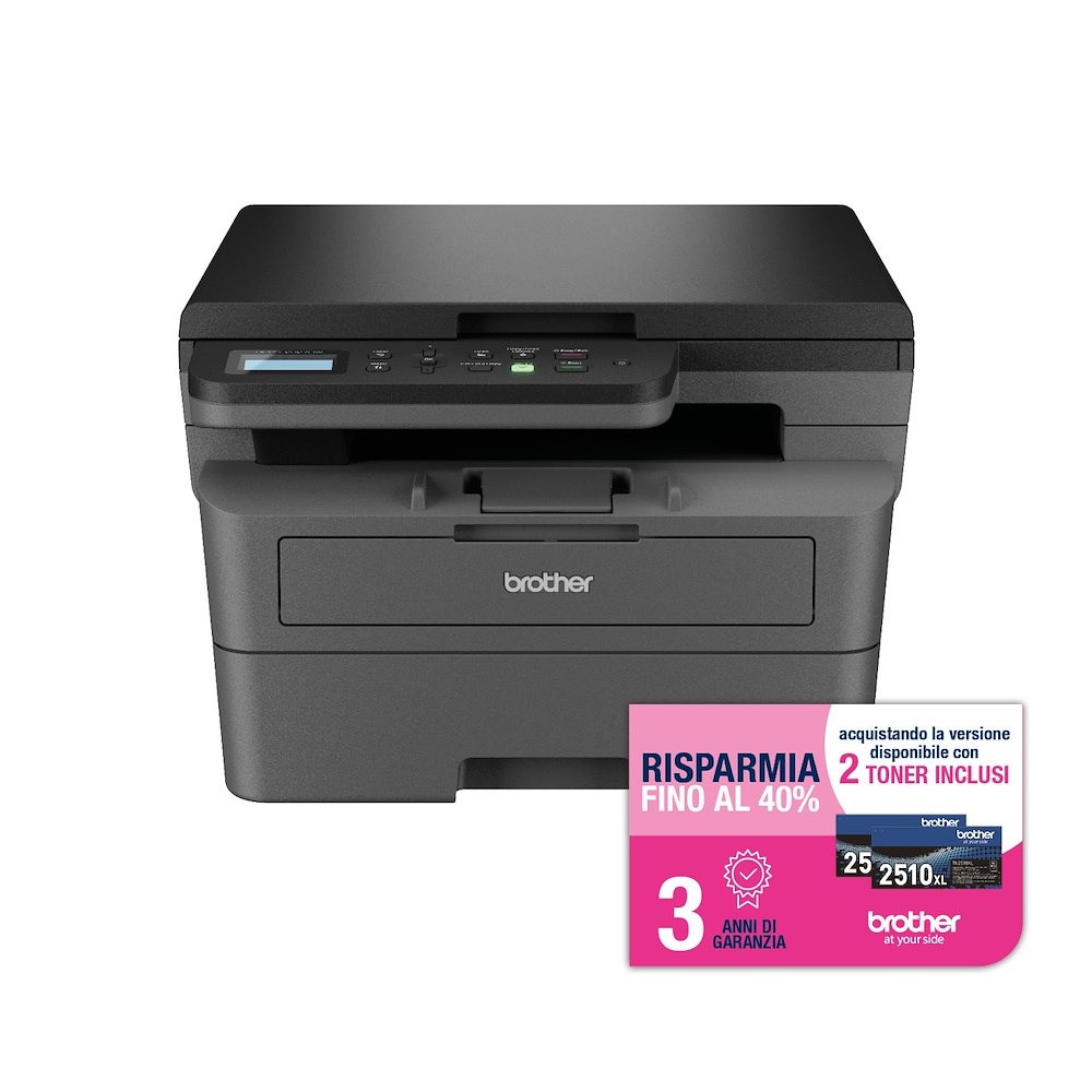 BROTHER DCPL2627DWXL - 3-in-1 Laserdrucker schwarz