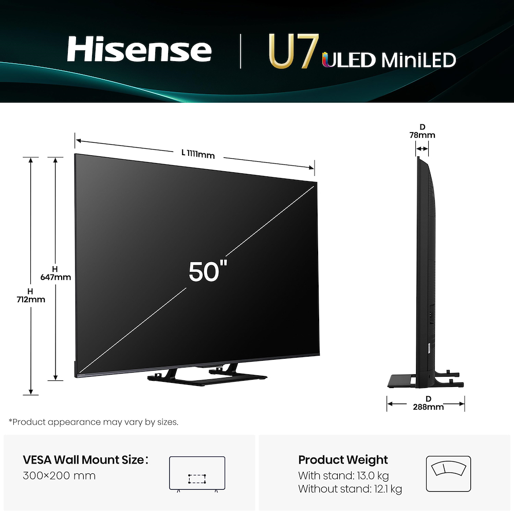 HISENSE 50U79Q - MINI-LED TV 50" 4K