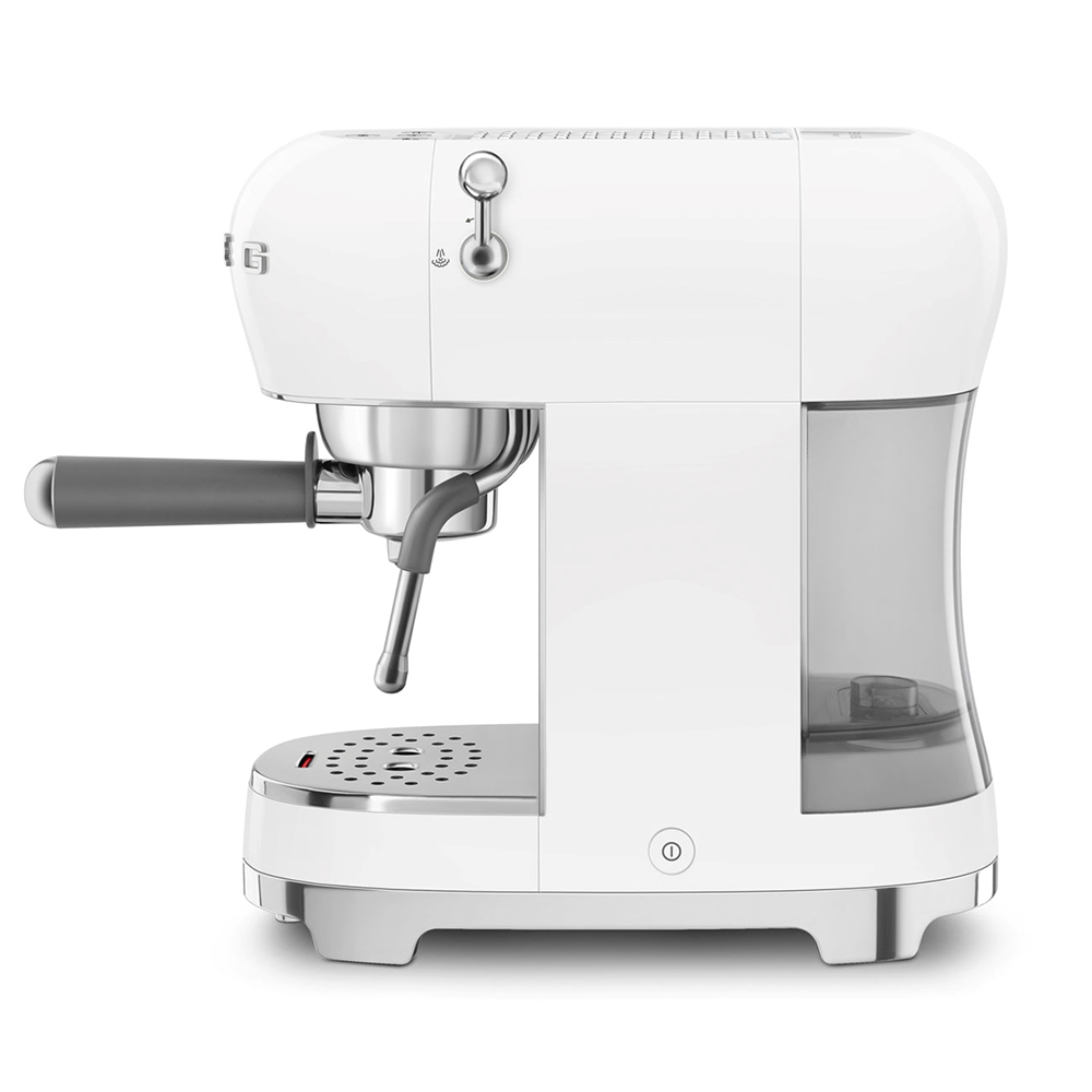 SMEG ECF02WHEU - Espressomaschine 50's Stil - Weiß