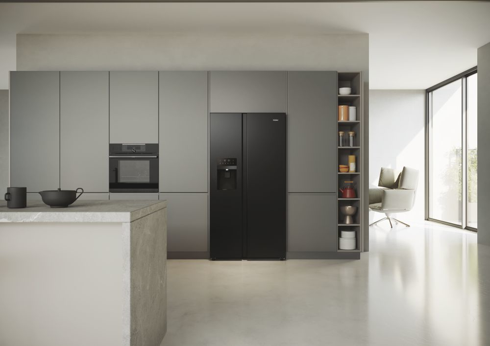 HAIER 34005237 - Side-by-side Kühlschrank 511L Schwarz