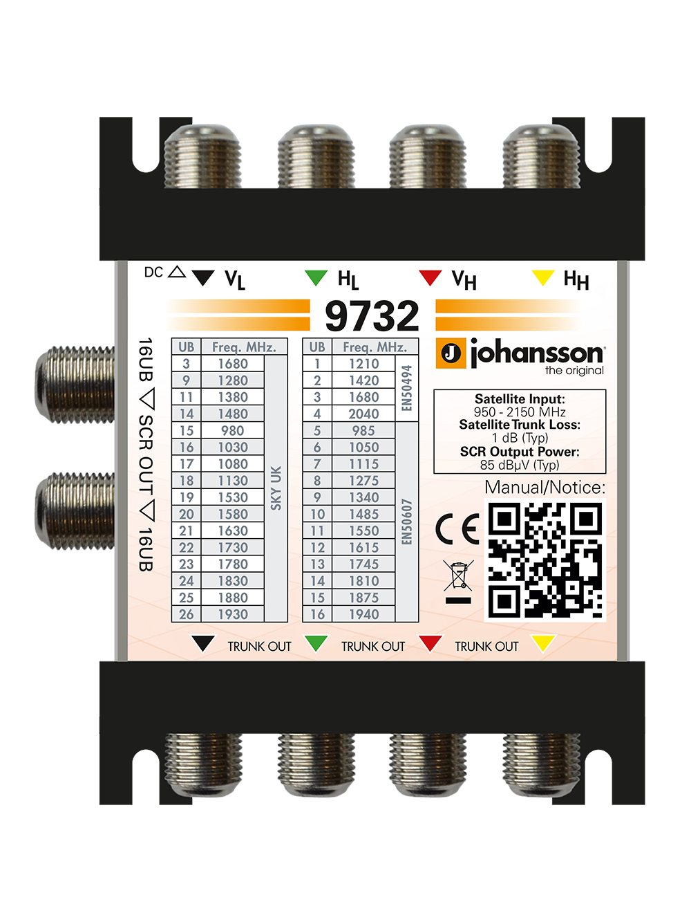 JOHANSSON 9732 - 9732 dSCR Multischalter
