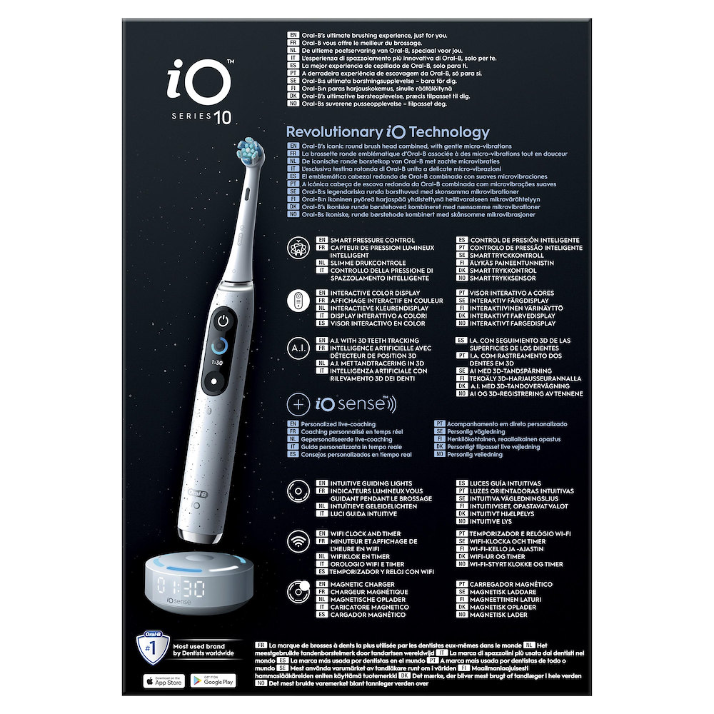 ORAL-B IO10WHITE - Oral-B iO Series 10 Elektrische Zahnbürste Weiß