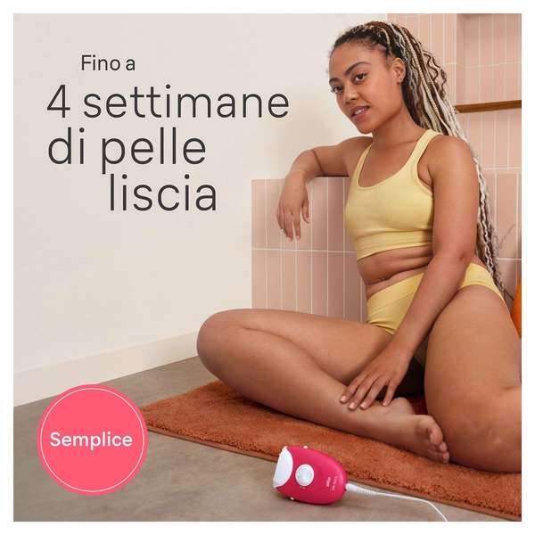 BRAUN SE3000 - Silk-épil 3 Epiliergerät weiß/lila