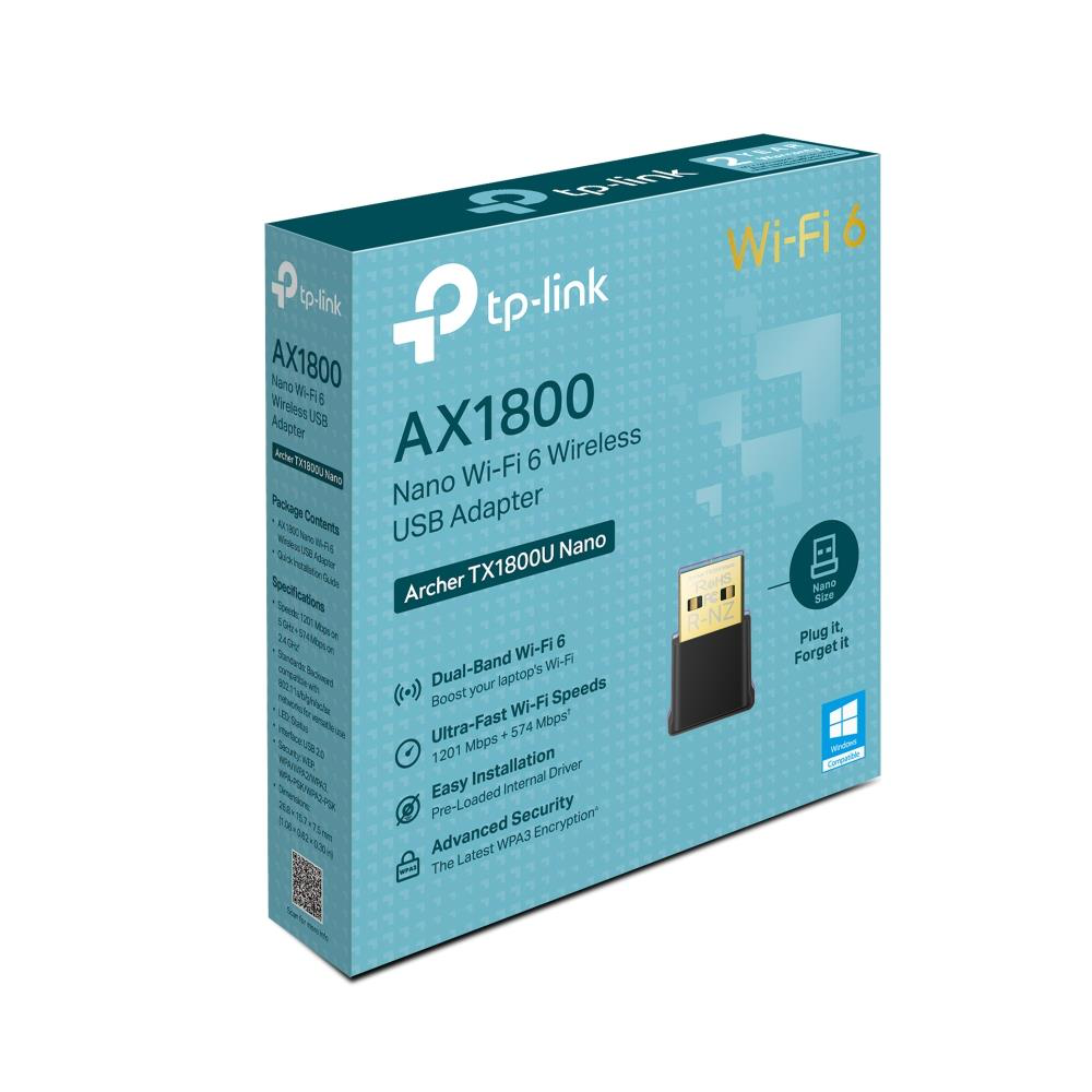 TP-LINK ARCHERTX1800UNANO - Nano USB Adapter Wi-Fi 6 AX1800
