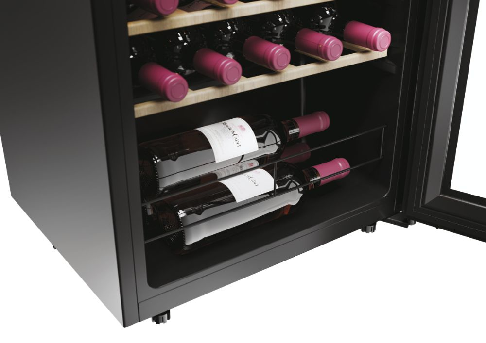 HAIER HWS34GGH1 - Weinkühlschrank 34 Flaschen Schwarz