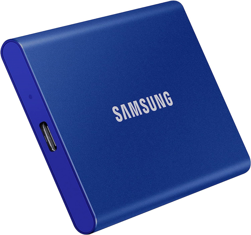 SAMSUNG MUPC2T0HWW - Externe SSD 2TB Blau T7 von Samsung