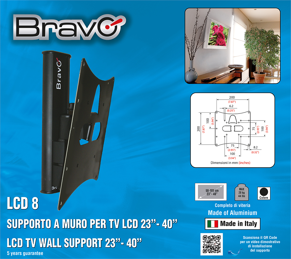 BRAVO LCD8B - Wandhalterung LCD 23-40"