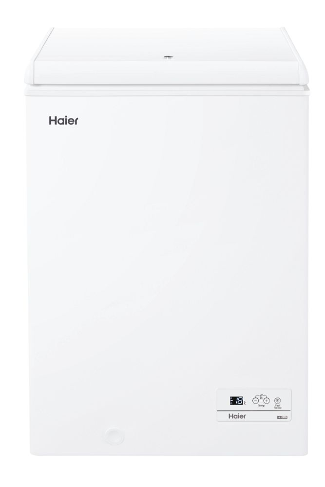 HAIER HCE100E - Haier HCE100E – Kompakte Gefriertruhe mit 97 Litern Fassungsvermögen
