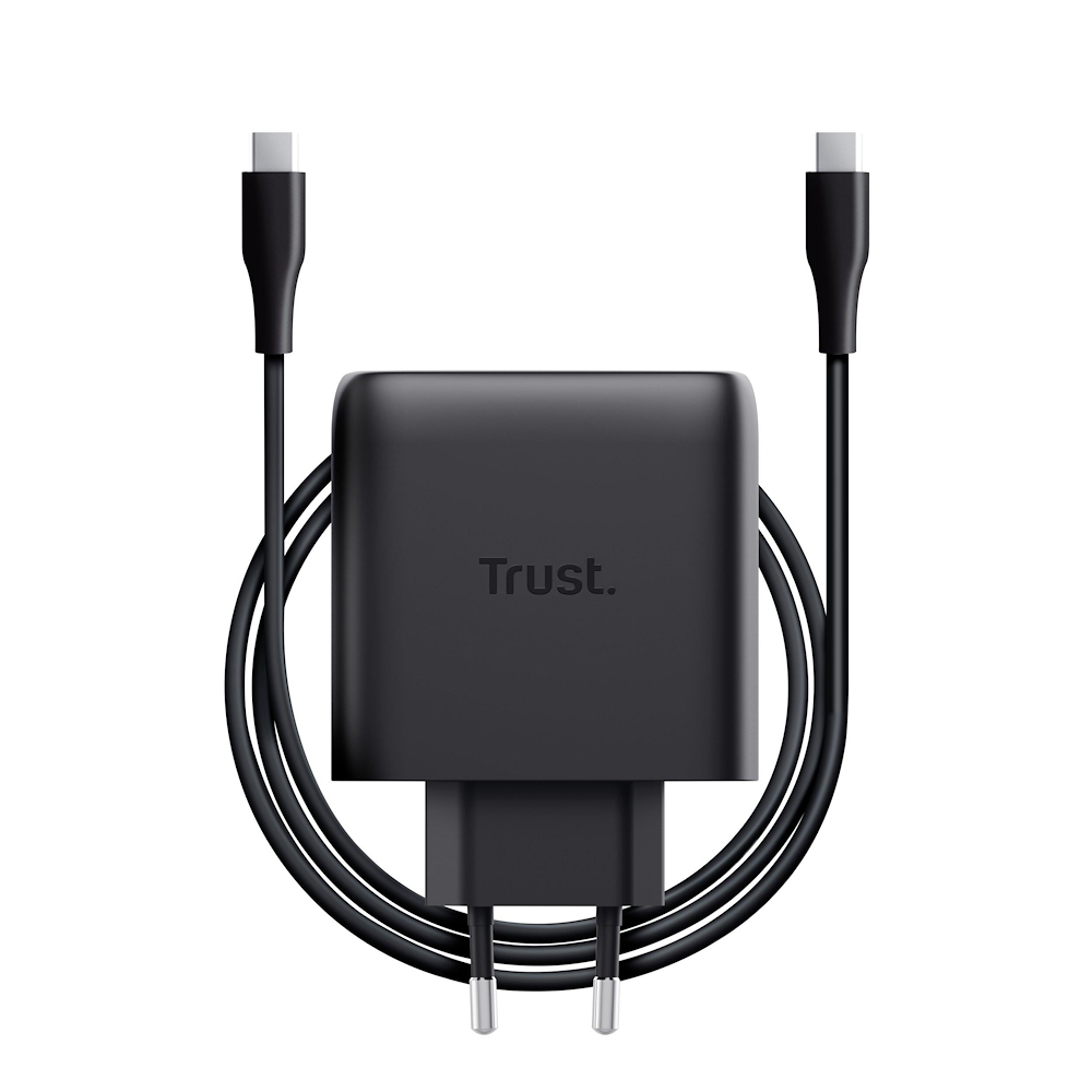 TRUST 25523 - Trust Maxo 65W USB-C Ladegerät in Schwarz