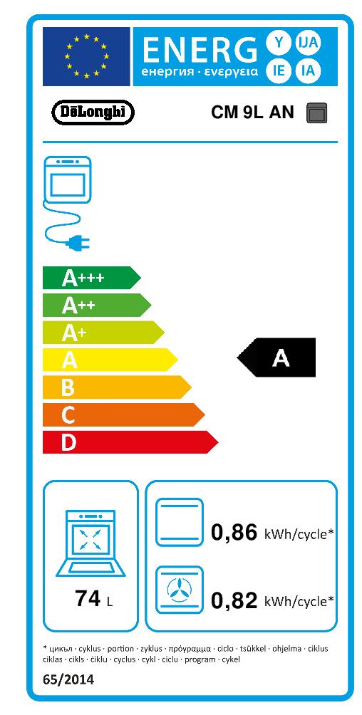 DE LONGHI CM9LAN - De Longhi Multifunktionsofen 60 cm
