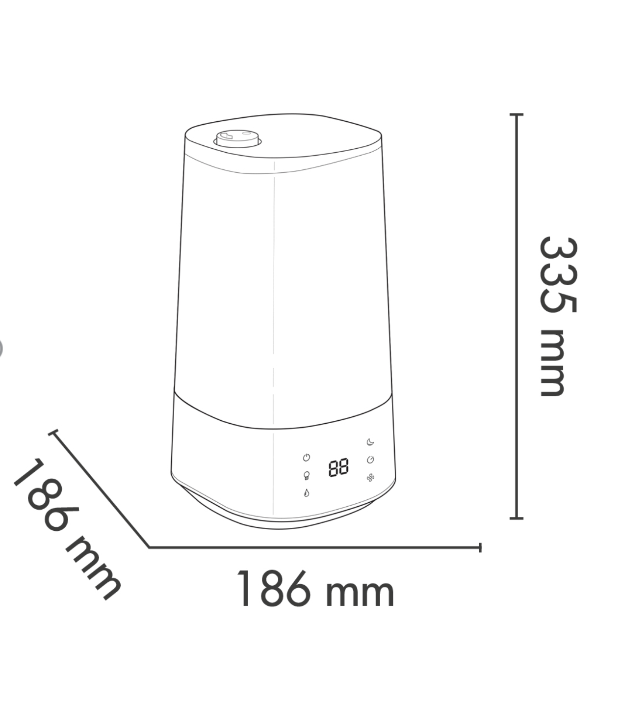 ARGO HYDRO PURY WF - 40W Luftbefeuchter mit WiFi