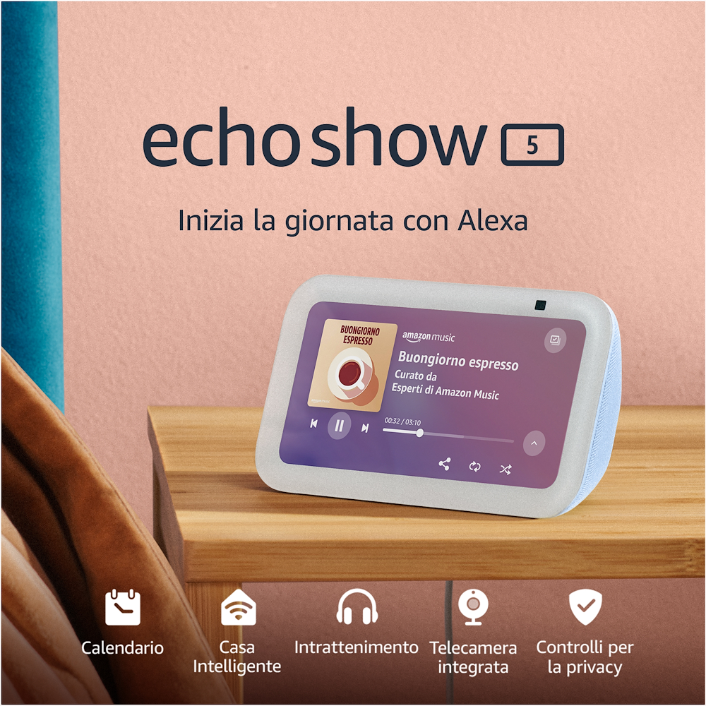 ECHO ECHOSHOW53GENBLUE - Amazon Echo Show 5 3. Generation Blau