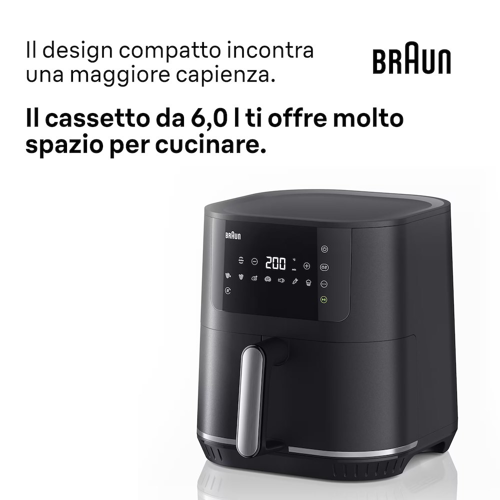 BRAUN HF5034 - Friteuse à air multifry 1700W
