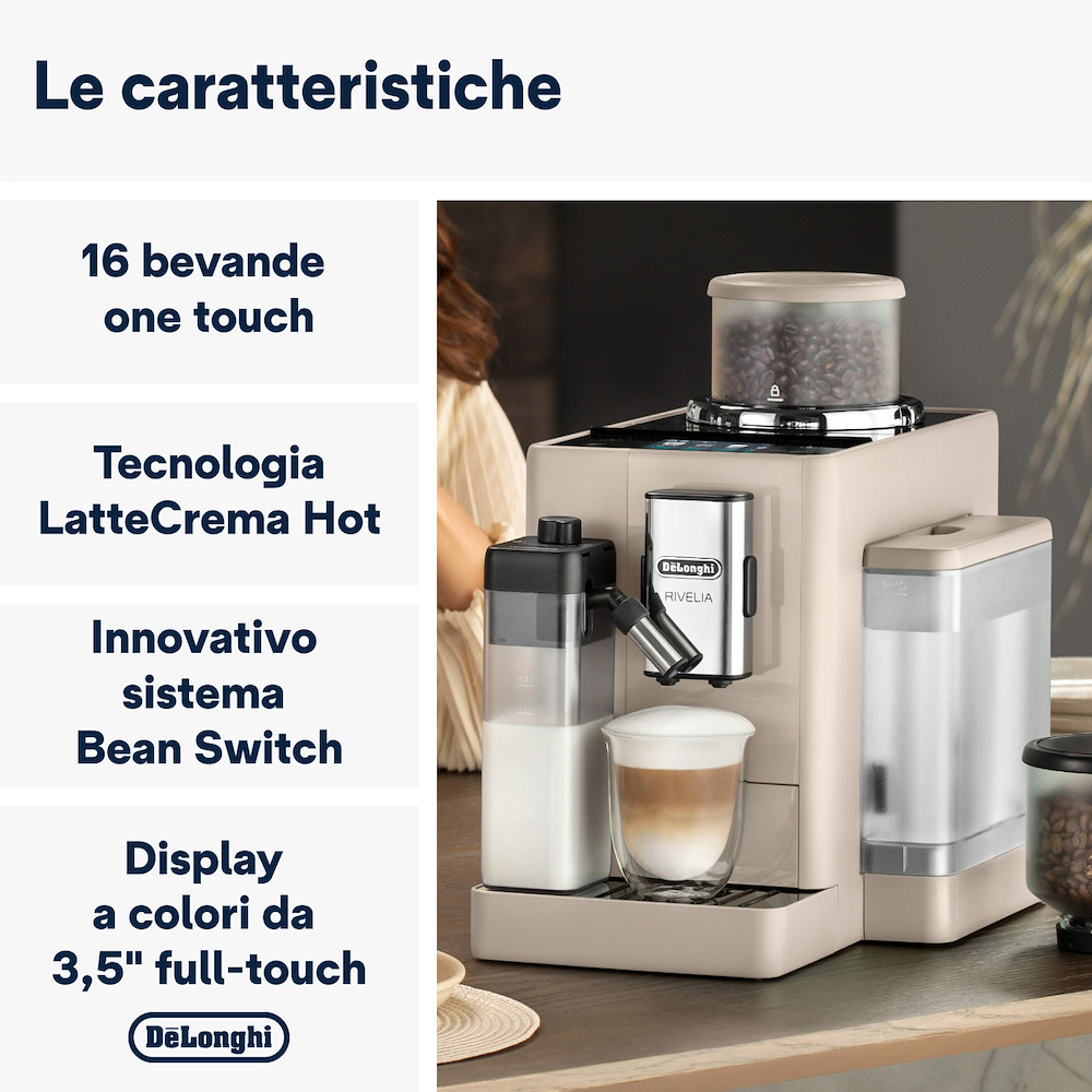 DE LONGHI EXAM44055BG - De'Longhi Rivelia EXAM440.55.BG Kaffeevollautomat