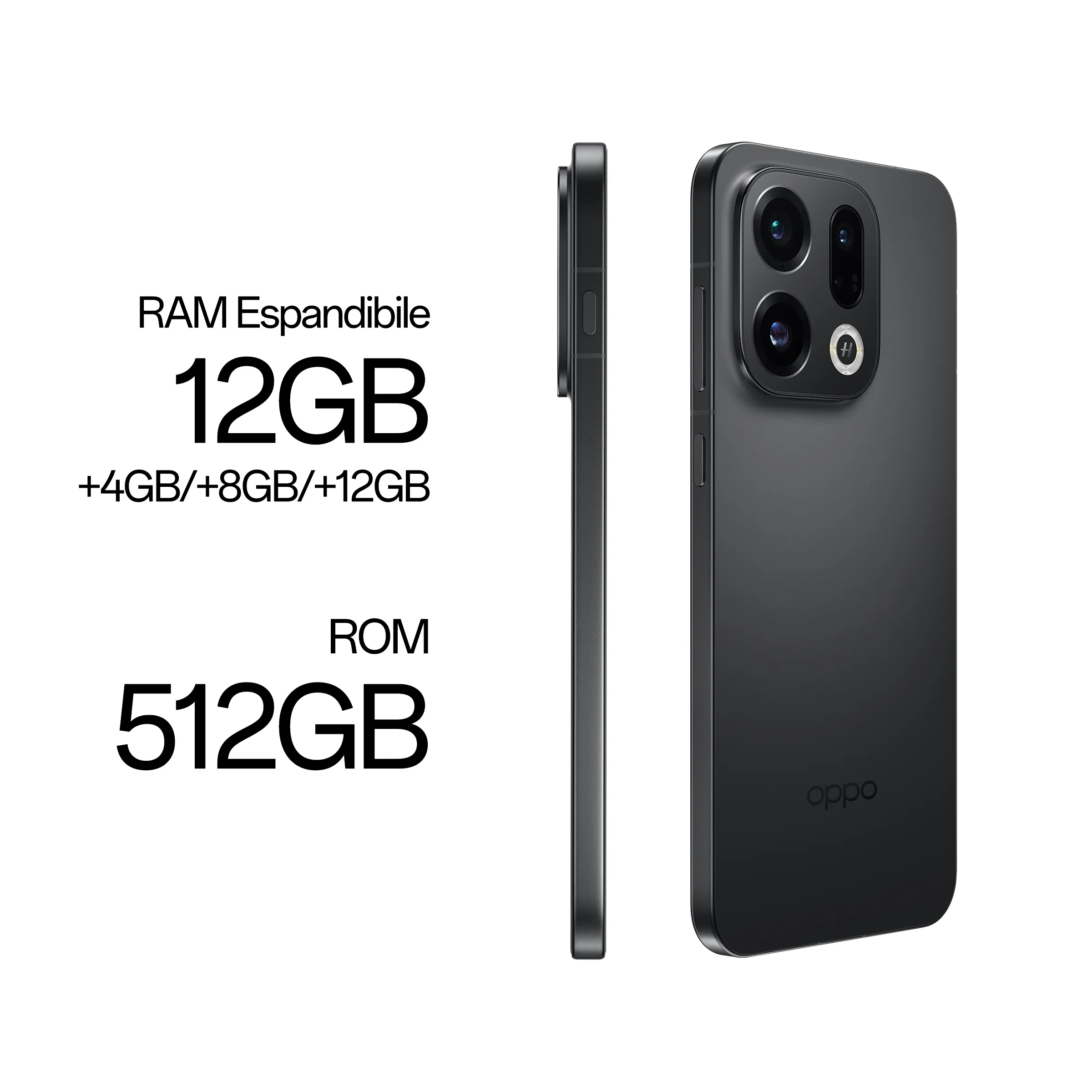OPPO FINDX95GSPACEBLACK - Find X9 Smartphone 5G Schwarz