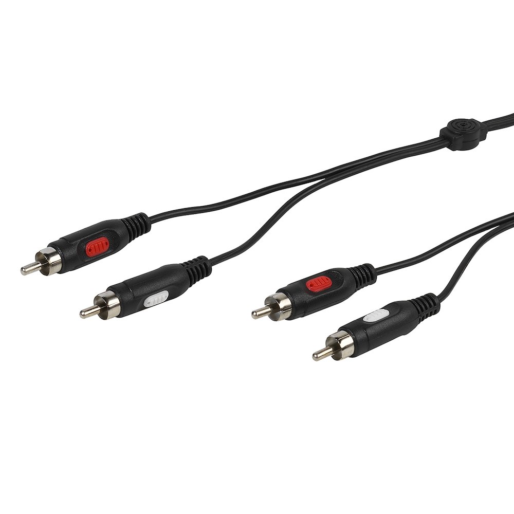 VIVANCO VVA2RCA25MMK - RCA Audiokabel 2.5m
