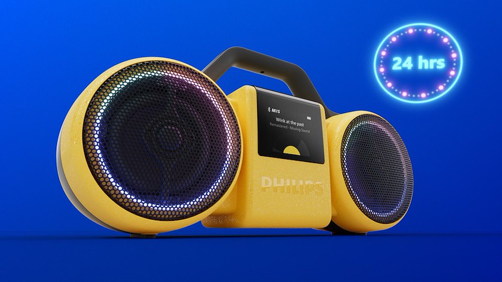 PHILIPS TAMS60Y/00 - Tragbarer Lautsprecher gelb