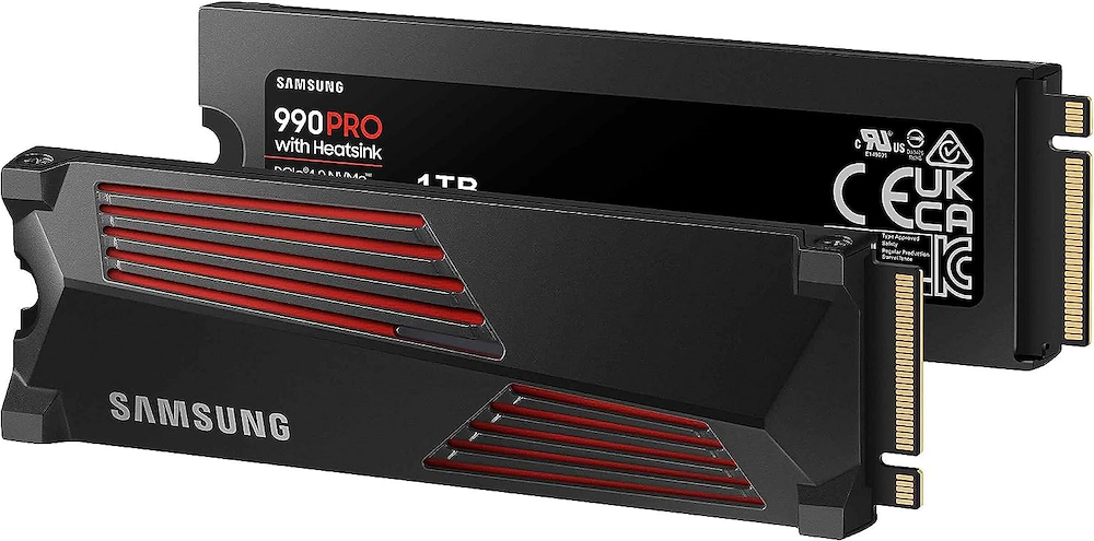 SAMSUNG MZV9P1T0GW - SSD 990 PRO 1TB mit Kühler