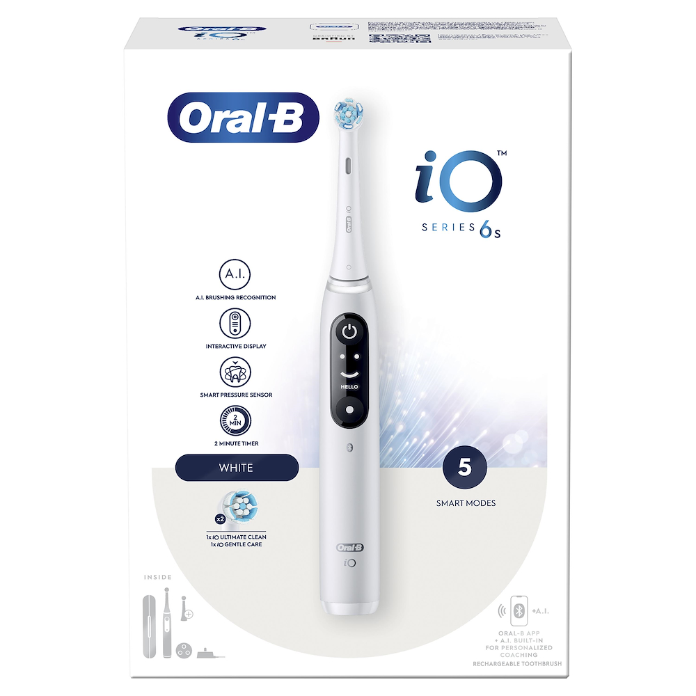ORAL-B IO6SWHITE - Oral-B iO Series 6 Elektrische Zahnbürste Weiß