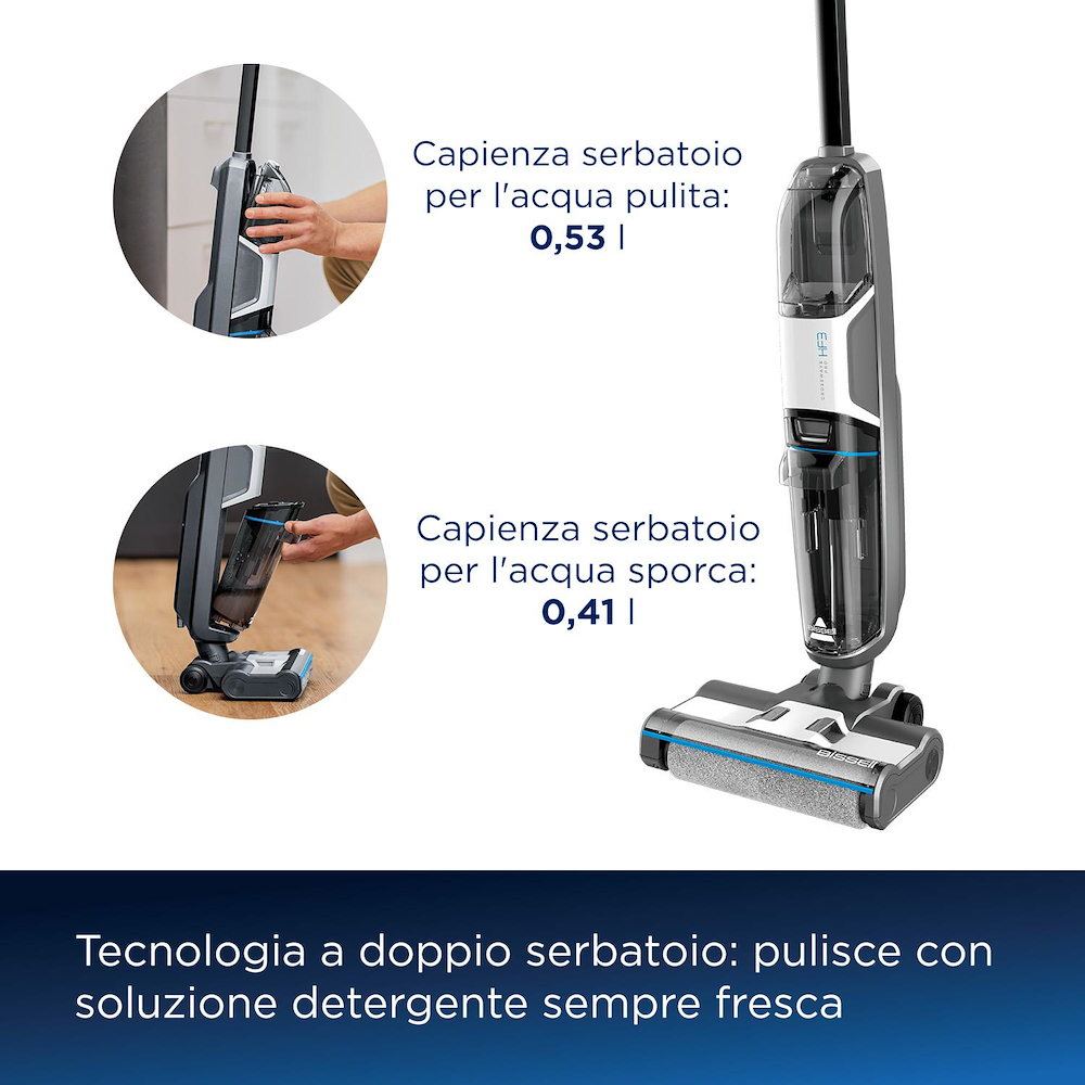 BISSELL 3641N - CrossWave HF3 Cordless Pro Nass-Trockensauger