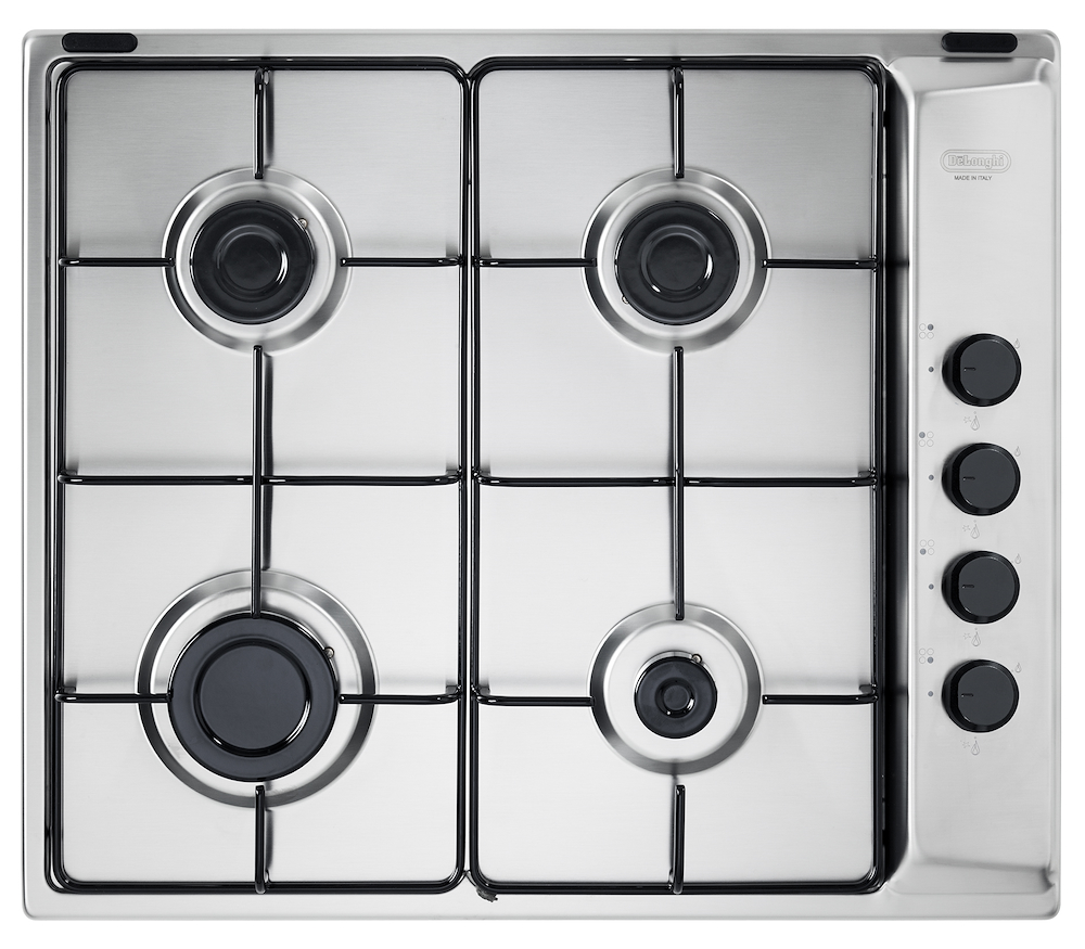 DE LONGHI FLI46ASV - Inox Gasherd mit 4 Brennern