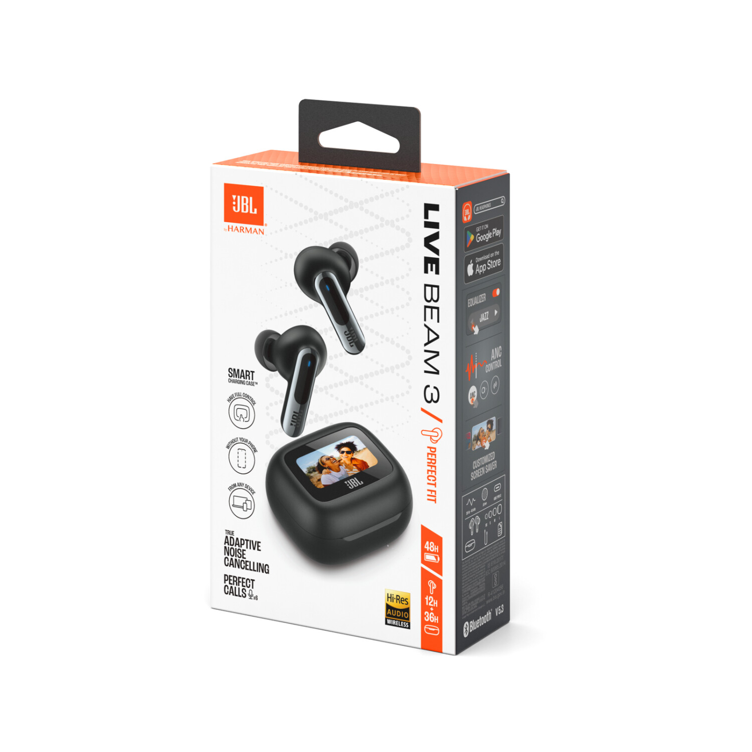 JBL JBLLIVEBEAM3BLK - Live Beam 3 True Wireless In-Ear-Kopfhörer