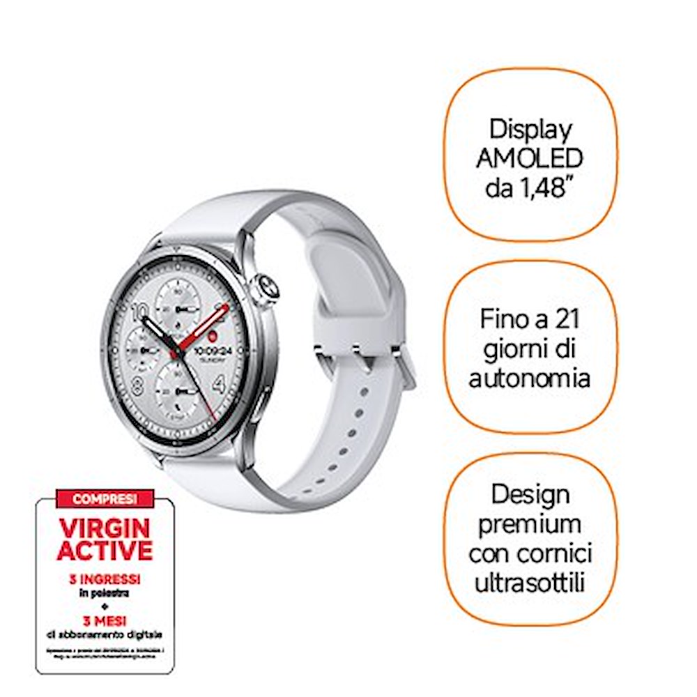 XIAOMI BHR08ISGL - Smart Watch S5 46MM Silber