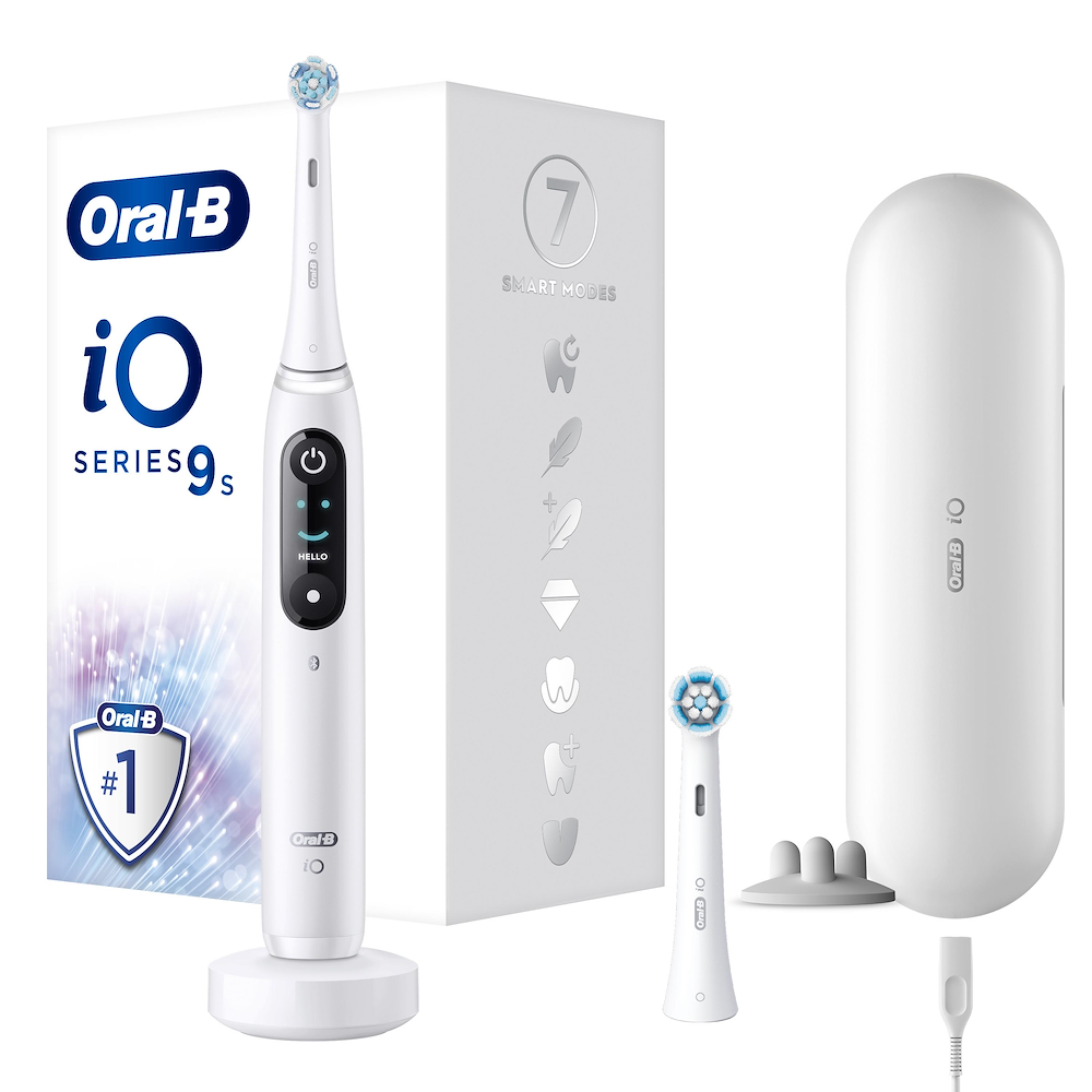 ORAL-B IO9SWHITE - Oral-B iO Series 9 Elektrische Zahnbürste White Alabaster