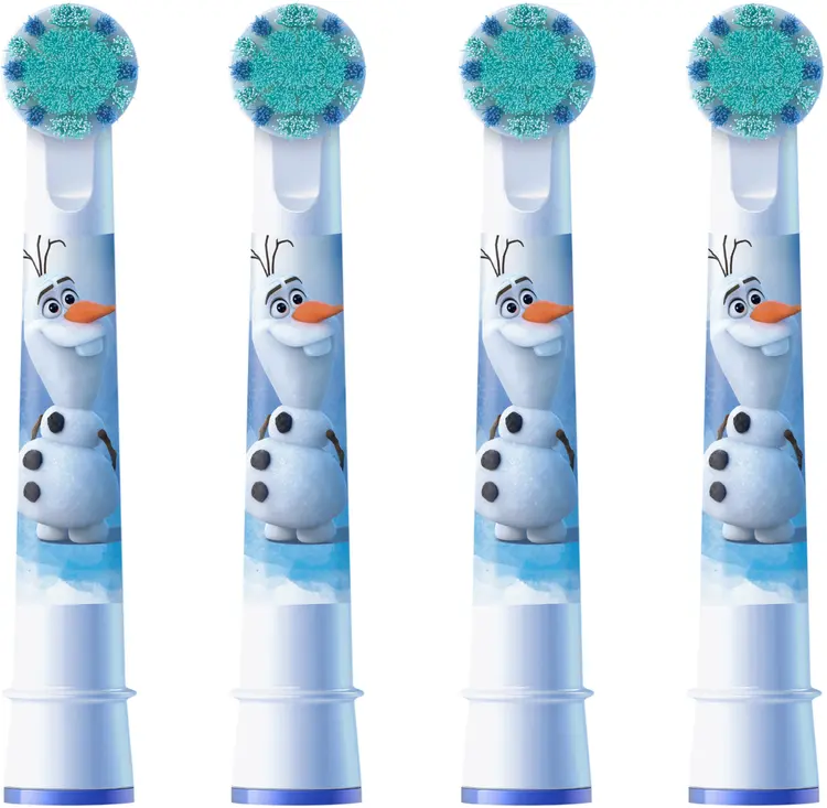 ORAL-B AA39986 - BRAUN Oral-B Eiskönigin II 4er Pack Ersatz-Aufsteckbürsten für Kinder