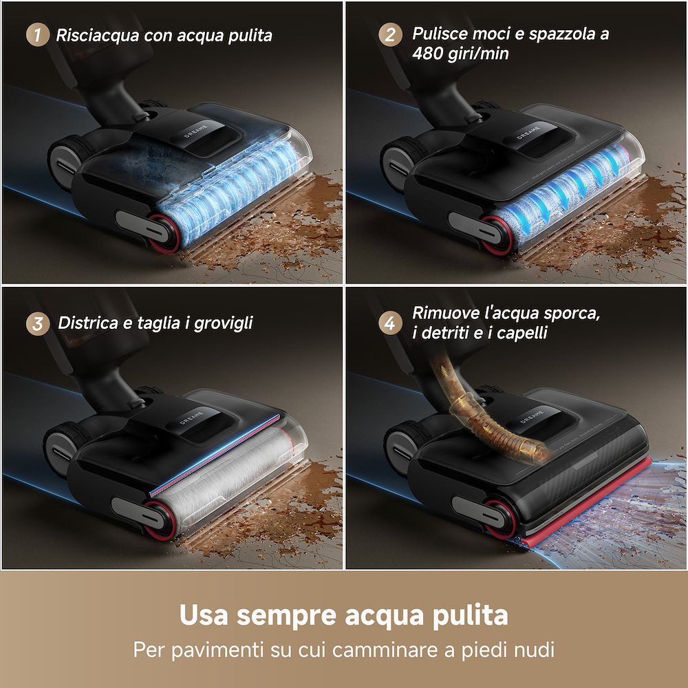 DREAME DREVIMH15S - 2-in-1 Bodenreiniger 400W